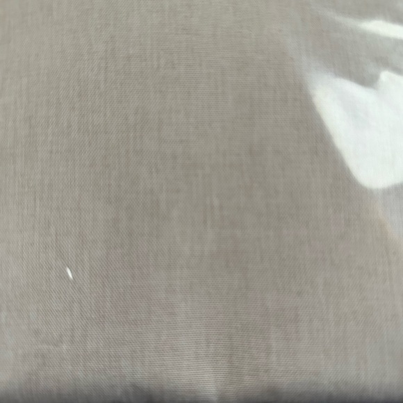 Faux Linen Shower Curtain Set - Cream - Picture 2 of 4